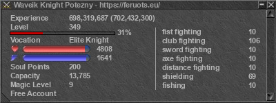 Signature for player Waveik Knight Potezny